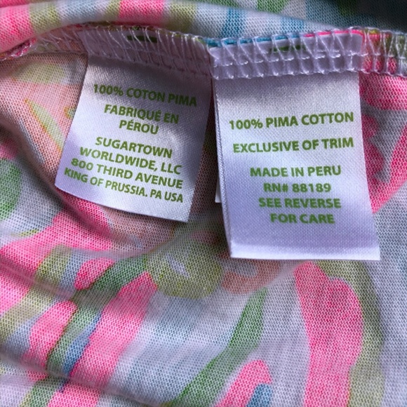 Lilly Pulitzer "Brewster" Pink Tee-Shirt Dress - Picture 7 of 8